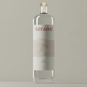 Terane Bare Aotearoa dry gin bottle