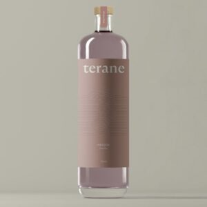 Terane Meadow pink gin bottle