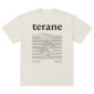 Terane oversized faded tee in bone