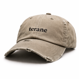Terane distressed cap in stone