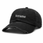 Terane distressed cap in black